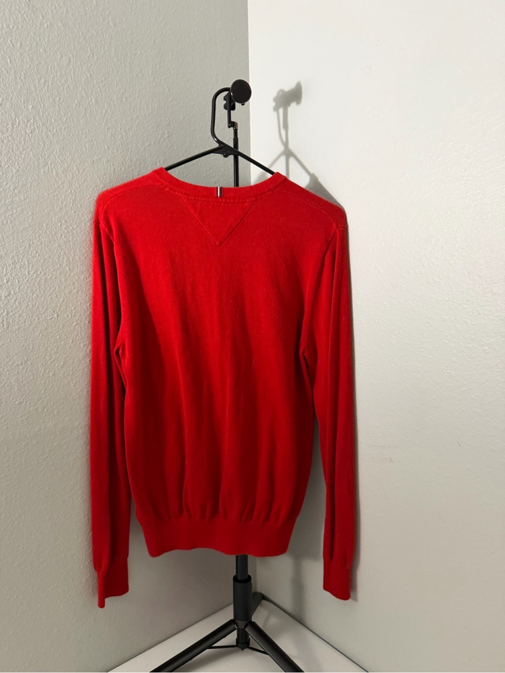 Tommy Hilfiger Men's Bright Red Crewneck Sweater